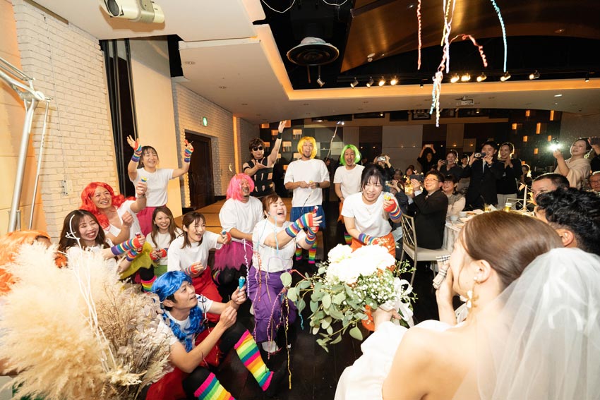 披露宴では、サプライズや余興が盛りだくさん。｜長崎県島原市の結婚式場 ザ・マーキーズ（ウェディング石川）ウエディング