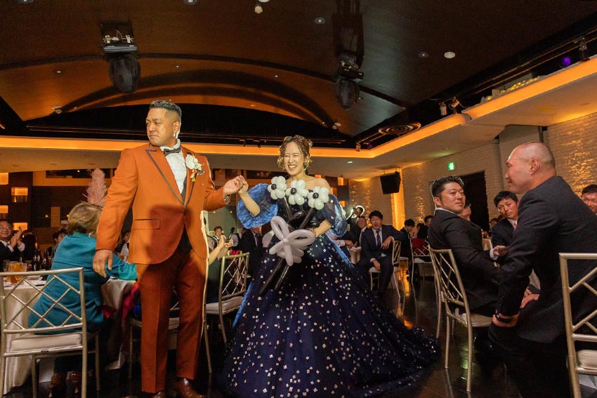 披露宴は人と被らず、楽しいをテーマに。｜長崎県島原市の結婚式場 ザ・マーキーズ（ウェディング石川）ウエディング