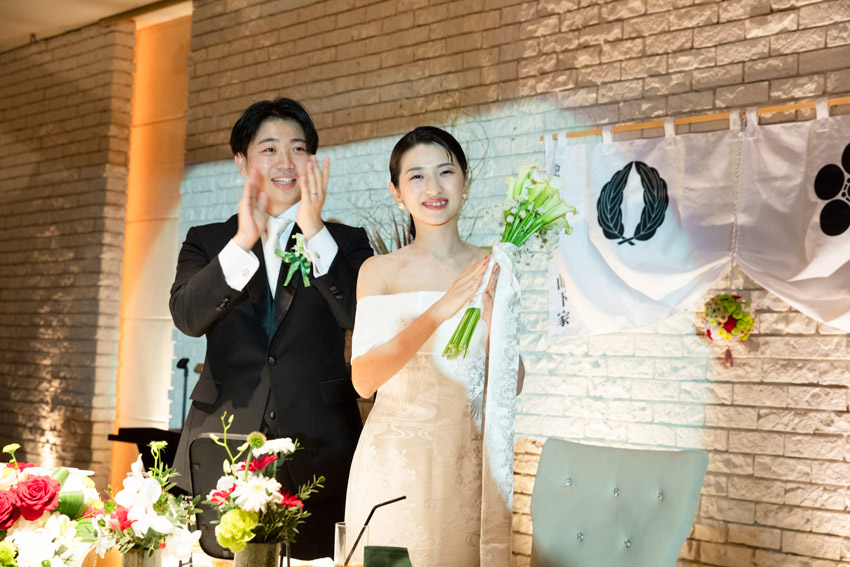 「和モダンと地元愛」をテーマに盛りだくさんの演出でゲストをおもてなししました。｜長崎県島原市の結婚式場 ザ・マーキーズ（ウェディング石川）ウエディング